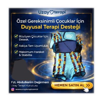 Dinamik Vücut Ortezi-2026 2 özel gereksinimli çocuklar için dinamik vücut ortezi duyu bütünleme ve uzay terapi sistemi