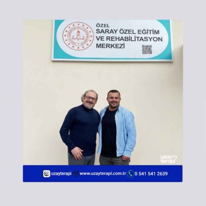 Saray Özel Eğitim ve Rehabilitayon Merkezi - 2026 Uzay terapi sistemi uygulaması özel eğitim ve rehabilitasyon merkezinde çocuk fizyoterapi seansı
