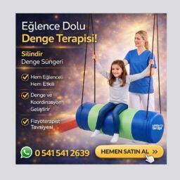 Silindir Denge Süngeri -2026 16 Eğlenceli denge terapisi sağlayan çocuk gelişim ekipmanı uzay terapi